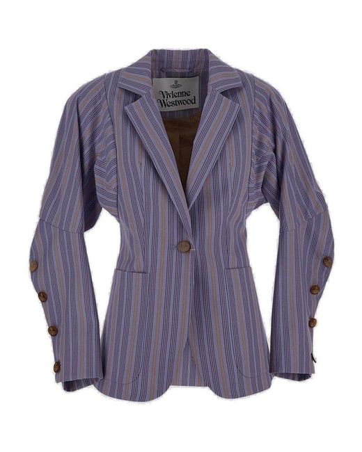 Vivienne Westwood Purple Pourpoint Classic Jacket