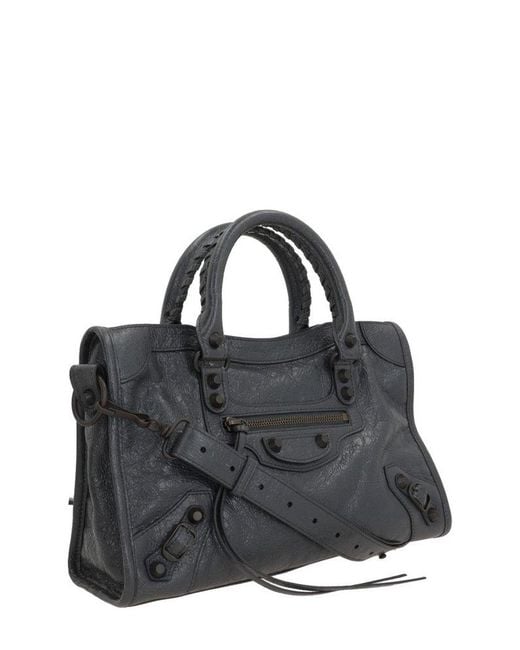 Balenciaga Black Le City Medium Top Handle Bag