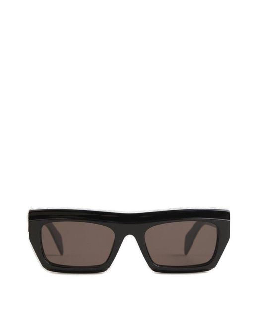 Palm Angels Empire Rectangular Frame Sunglasses in Gray for Men | Lyst