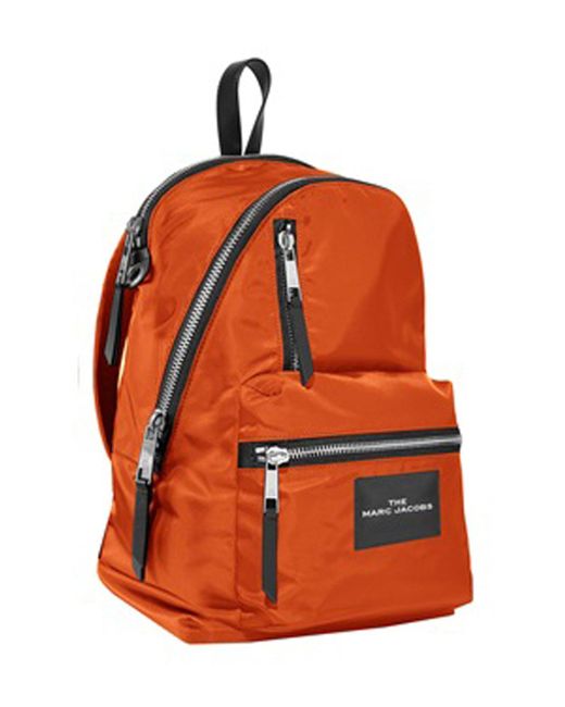 Marc Jacobs Orange The Zipper Backpack
