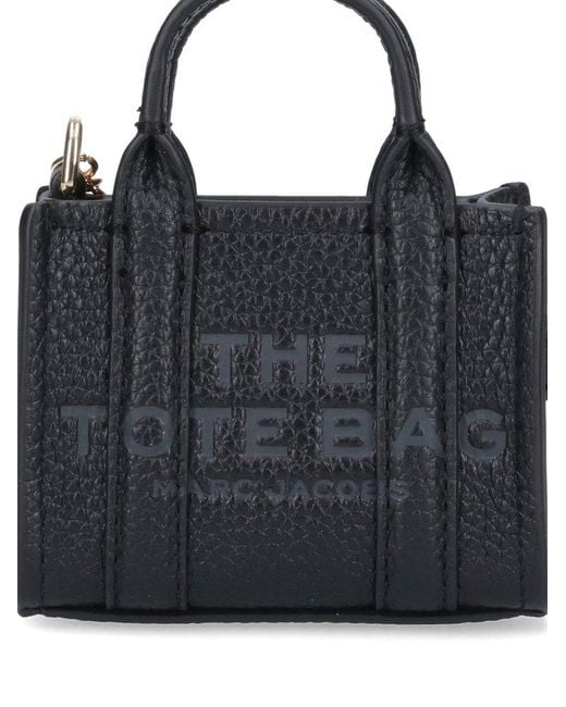 Marc Jacobs Black The Nano Tote Bag Charm
