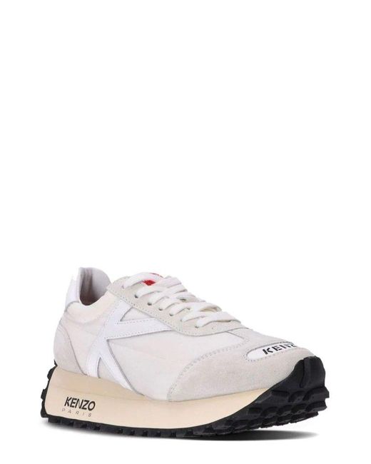 KENZO White Smile Run Low-top Sneakers for men