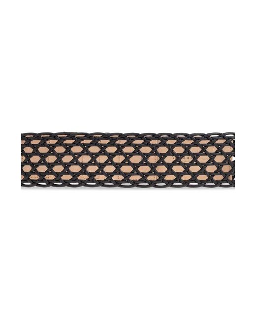 Max Mara Brown Braided Detailed Belt