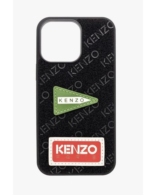 KENZO Black Iphone 14 Pro Case for men
