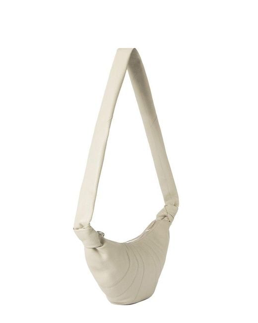Lemaire White Croissant Small Crossbody Bag