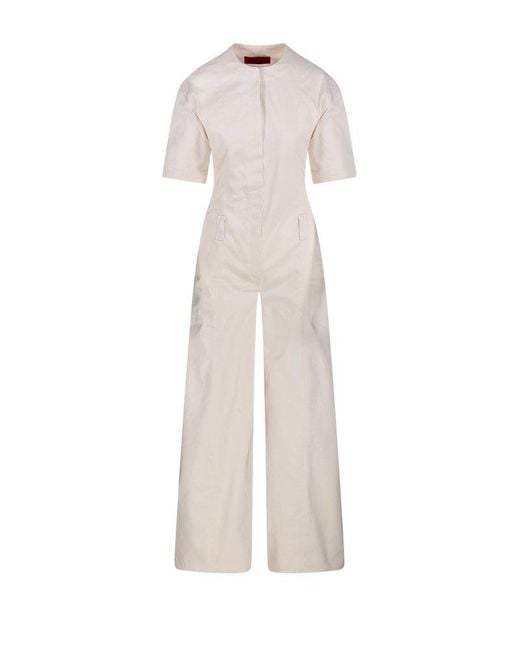 Thelatest White Tailored Jumpsuit