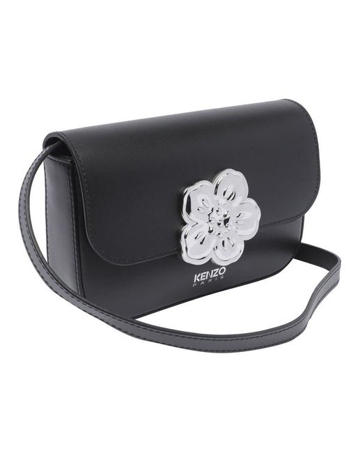 KENZO Black Boke Magnetic-clasped Crossbody Bag
