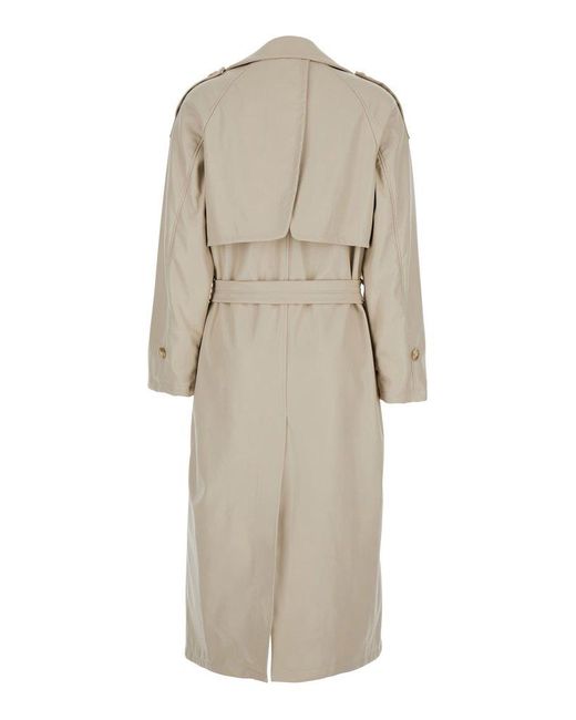 Urbancode Natural Double Breasted Trench Coat