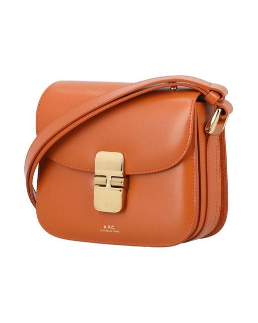 A.P.C. Orange Grace Mini Bag