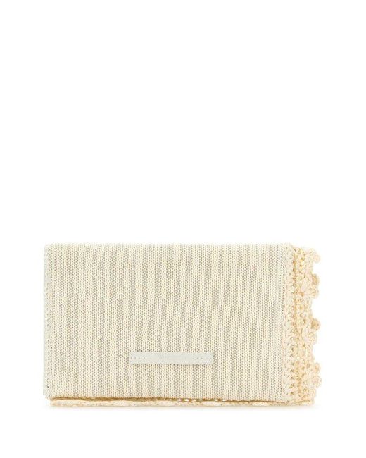 J.W. Anderson Natural Crochet Knitted Clutch Bag