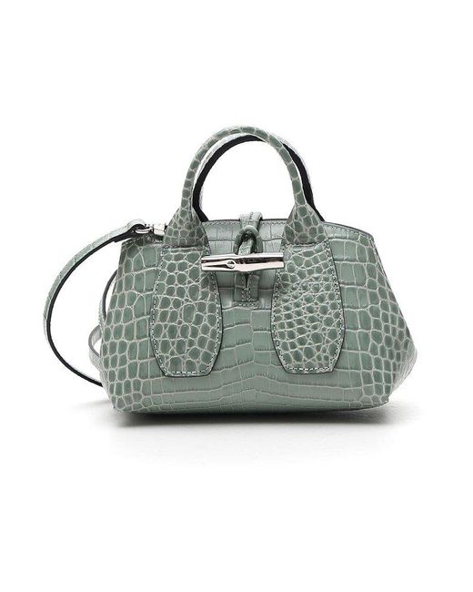 Longchamp Metallic Roseau Xs Top Handle Bag