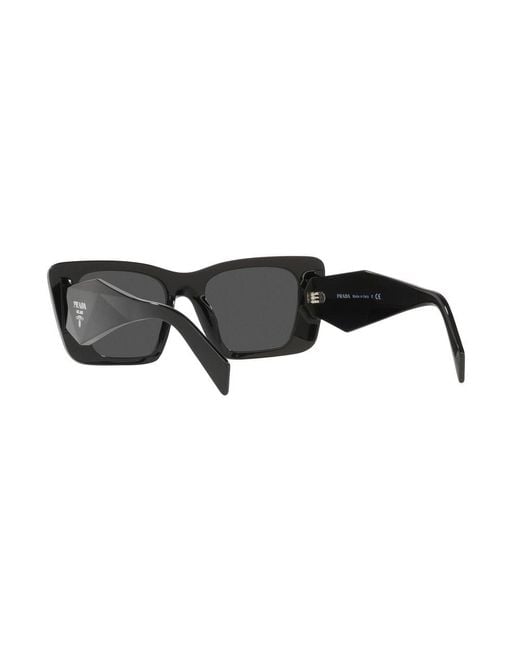 Prada Black Cat-eye Frame Sunglasses
