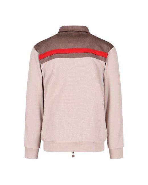 Adidas Pink Logo Embroidered Premium Track Jacket for men