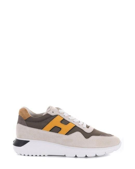 Hogan White Interactive 3 Side H Patch Sneakers for men