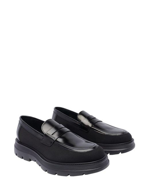 Stuart Weitzman Black Sw Club La Penny Loafers for men