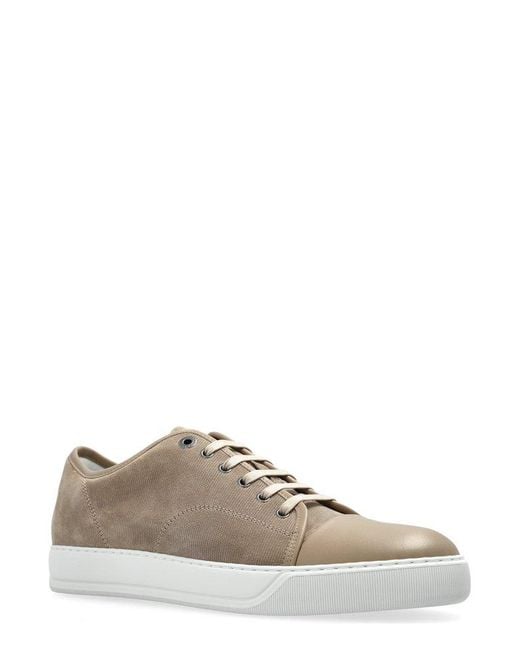 Lanvin Brown Dbb1 Lace-Up Sneakers for men