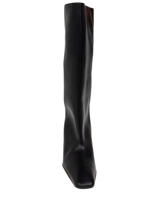 Jil Sander Black Knee Boots