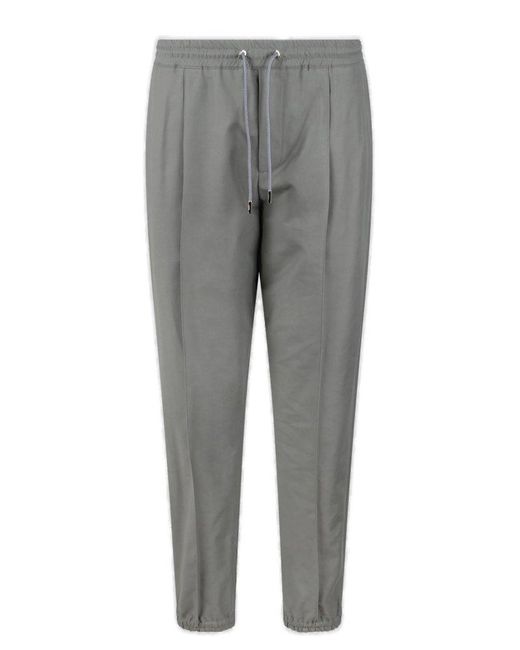 Dior Gray Drawstring Track Pants for men