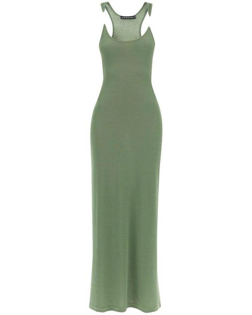 Y. Project Green Long Tank Dress With Invisible Straps