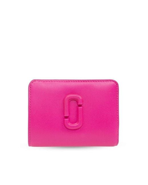 Marc Jacobs Pink Wallet With Logo,