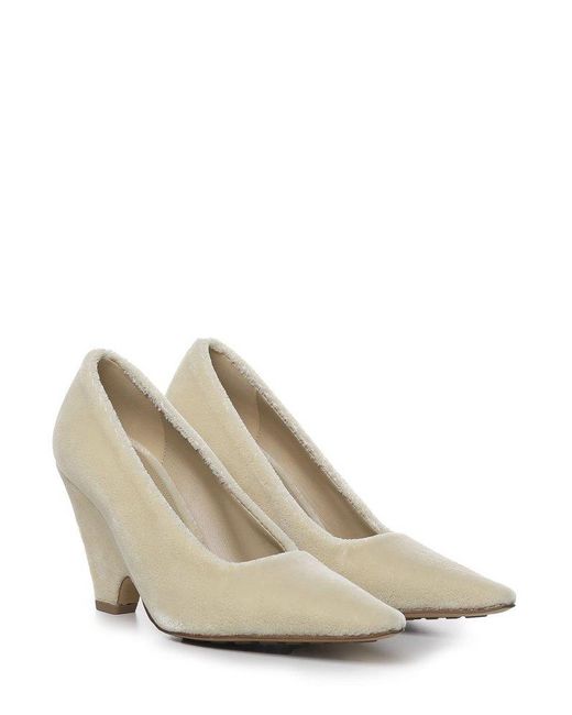 Bottega Slipon Pumps in White Lyst