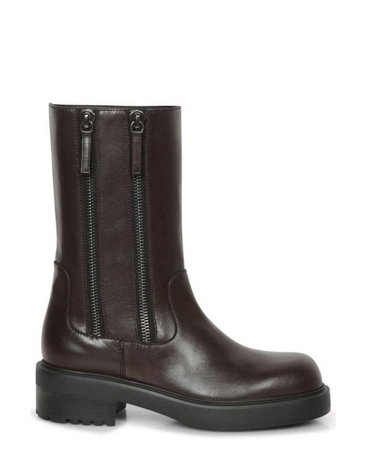 Giuseppe Zanotti Black Foustine Zipped Ankle Boots