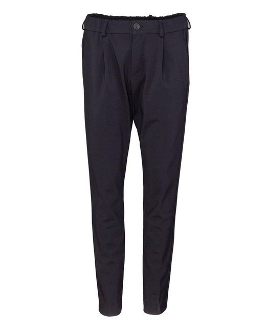 Herno Blue Elasticated Waist Trousers for men