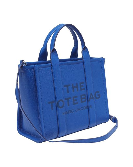 Marc Jacobs Blue 'Tote' Cobalt Leather Bag