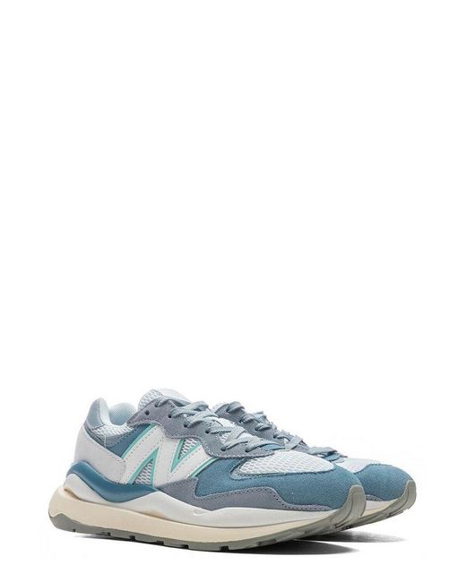 New Balance Blue 57/40 Lace-Up Sneakers