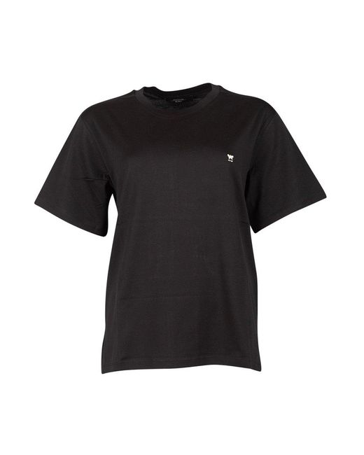 Weekend by Maxmara Black Crewneck Short-Sleeved T-Shirt