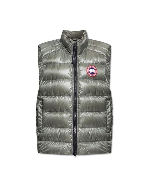 Canada Goose Crofton Down Gilet in Grey for Men Lyst Canada