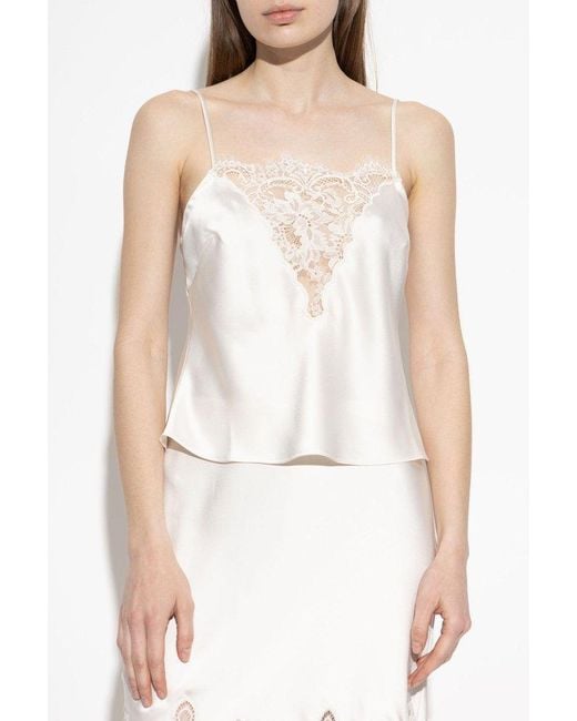 LoveShackFancy White Top Constantina