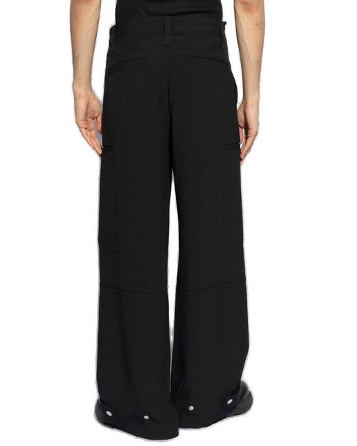 AMI Black ‘Cargo’ Type Trousers for men