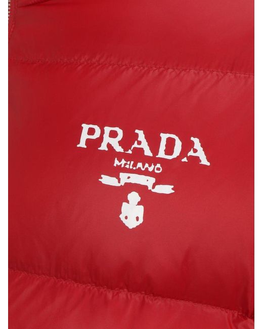 Prada on sale red logo