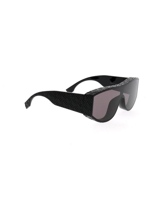 Fendi Black Shield-frame Sunglasses