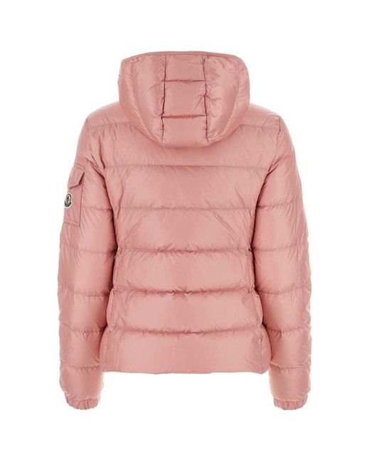 Moncler Pink Zip-up Padded Jacket
