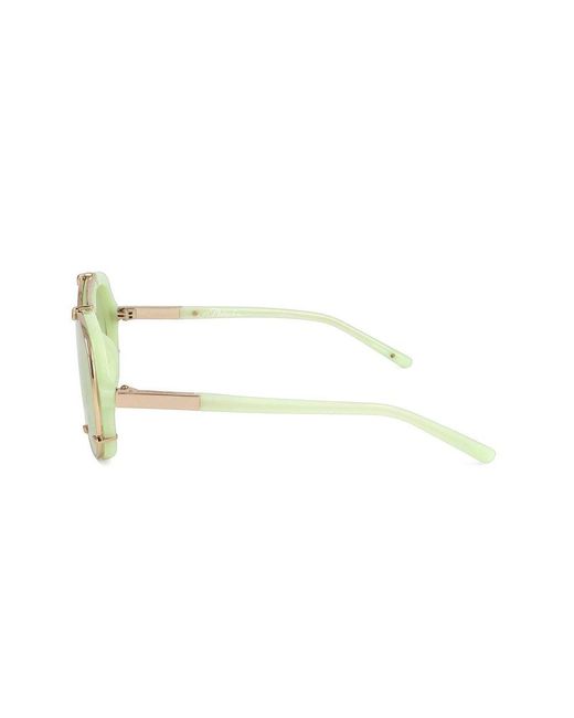 Linda Farrow Green X 3.1 Phillip Lim Pilot Frame Sunglasses
