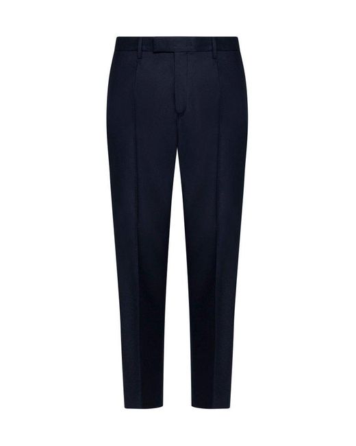 Low Brand Blue Tailored Pants for men