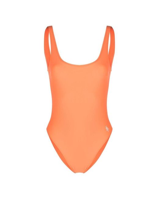 Sporty & Rich Orange Beachwears