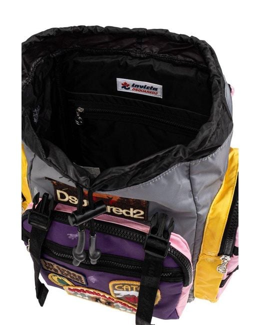 DSquared² Multicolor Backpack Capsule Invicta