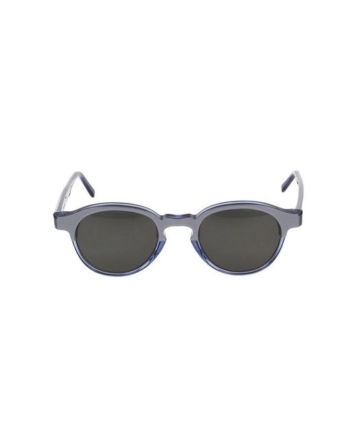 Retrosuperfuture Gray Round Frame Sunglasses