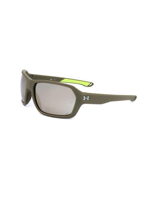 Under Armour Gray Ua Recon Rectangle-Frame Sunglasses for men