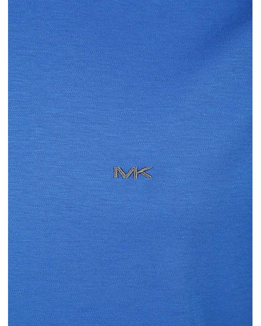Michael Kors Blue Sleek Mk Polo for men