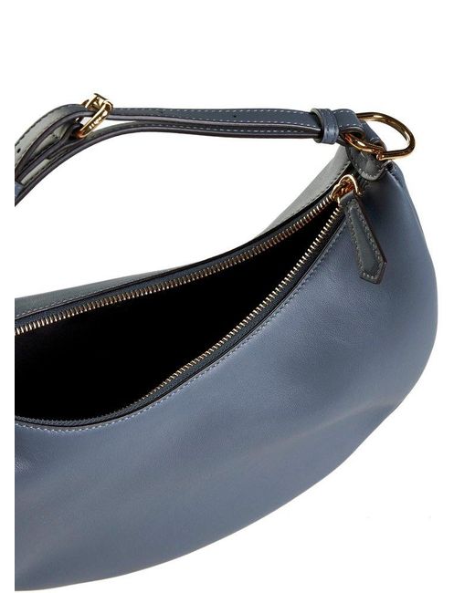 Fendi Blue Graphy Shoulder Bag