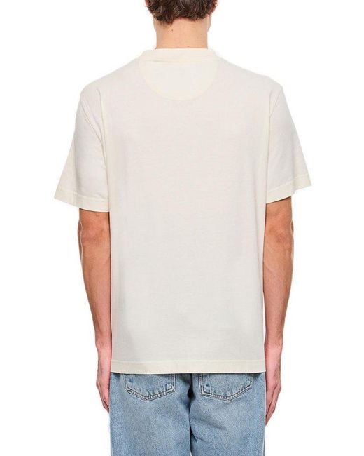 Barbour Gray Colman Steve Mcqueen Graphic T-Shirt for men