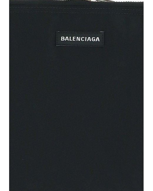 Balenciaga Explorer Laptop Case in Black for Men | Lyst