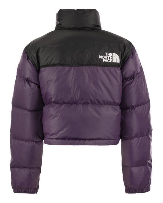 The North Face Purple 1996 Retro Nuptse Short Down Jacket