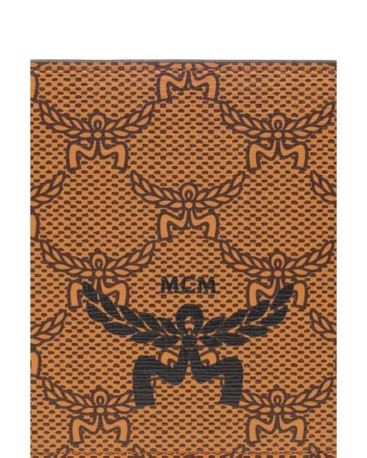MCM Brown 'himmel Bifold' Leather Wallet,
