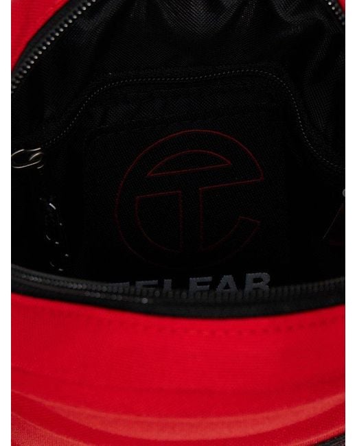 Eastpak Red X Telfar Logo-embossed Zipped Shoulder Bag
