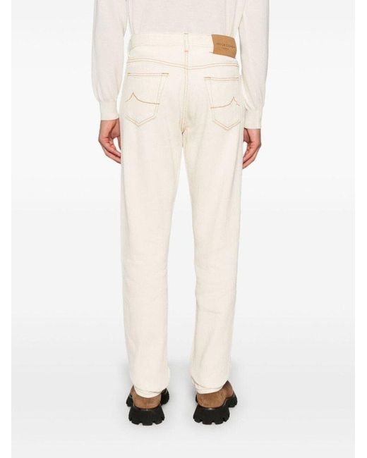 Jacob Cohen White Harrison Jeans for men